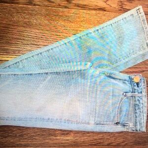 Earnest sewn light wash denim long